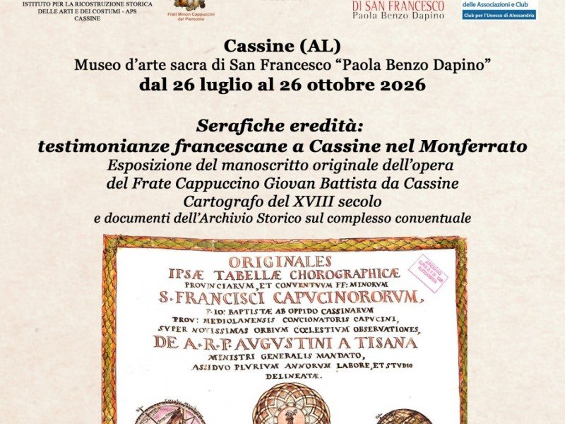 Serafiche eredità: testimonianze francescane a Cassine nel Monferrato