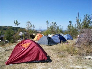 Parcheggio punto sosta camper